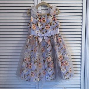 Ideas & Ivy Lavender Floral Dress Size 6X
